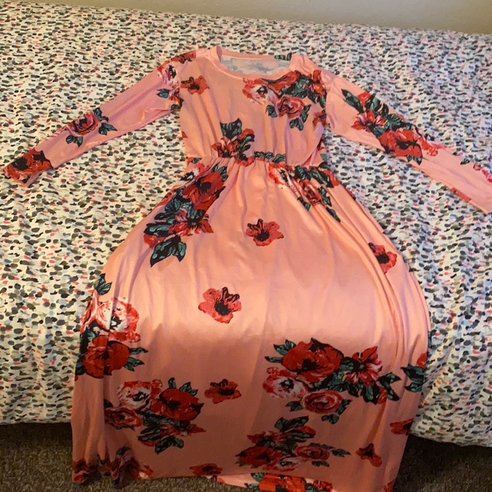 Floral long sleeve and maxi
